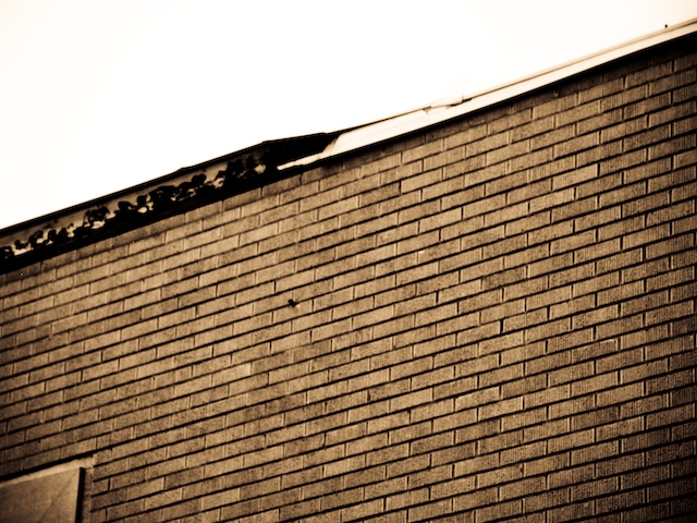 close up of gym roof